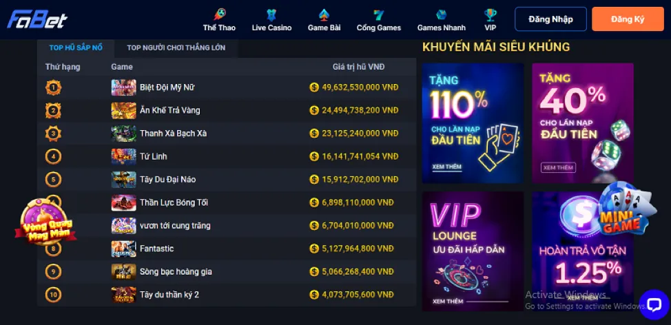Bắn Cá Long Vương
